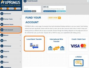 Deposit & Withdrawal | FXPRIMUS Malaysia